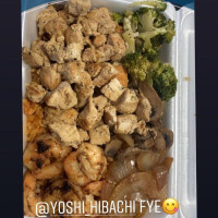 Yoshi Hibachi Grille food