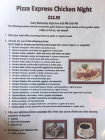 Pizza Express Mt. Arlington menu