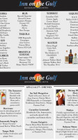 Inn on the Gulf menu