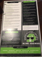 Blind Squirrel Louisville menu