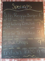 Cowboy Cafe menu