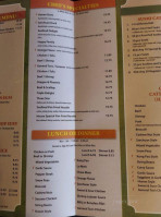 Tommy Cheng Chinese menu