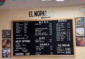 El Nopal Mexican Food menu