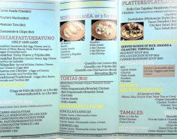 Pinches Tacos menu