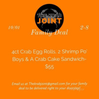 The Krab Joint menu