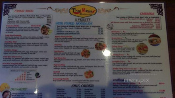 Thai Mana menu
