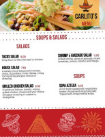 Carlito's Cantina And Sports menu