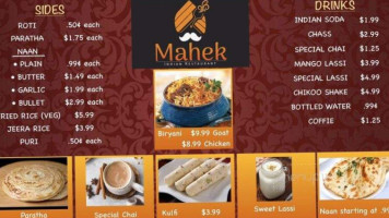 Mahek Indian food