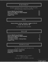 Chop Express menu