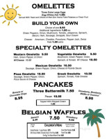 Rio Grande Cafe menu