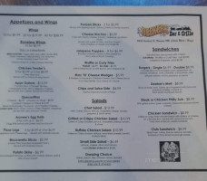 Deekers Grille menu