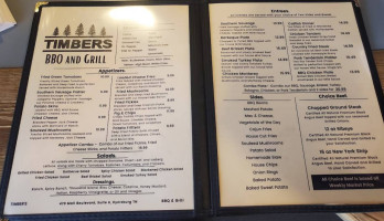 Neil's Barbeque Grill menu