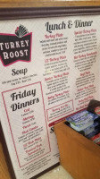 Turkey Roost menu