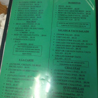 La Playita Restaurant menu