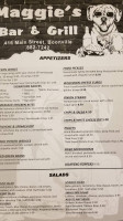 Maggie's Grill menu