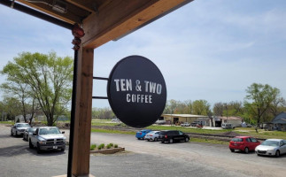 Ten And Two Coffee outside