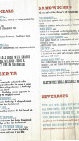 Red Parka Steakhouse Pub menu