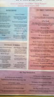 A J's Lounge menu