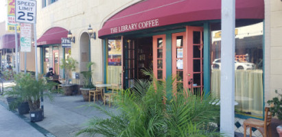 The Library Coffee House outside