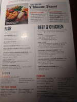 Red Lobster menu