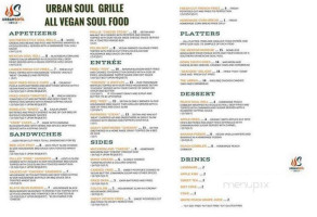 Urban Soul Grille menu