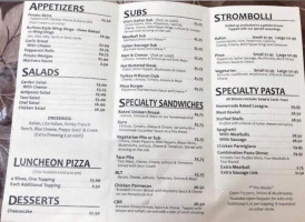 Vito's Pizza menu