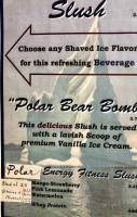 Polar Bear Sweet Treats And Eatery menu