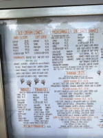 Scoops More Ice Cream menu