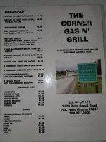 Corner Gas And Grill inside