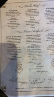 Francesco's Italiano menu