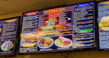 El Volcan Taqueria menu