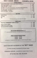 Wild Ass Hey Barn menu