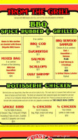 Cod's Head Fish House Bbq menu