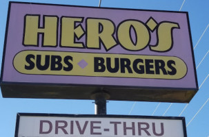 Heros Subs Burgers food