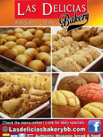 Las Delicias Bakery food