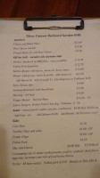 Three Canyon Beer And Wine Garden menu