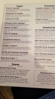 Columbia menu