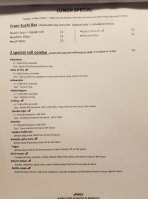 Wicked Sushi Grill menu