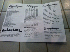 Tony's Pizza Subs menu
