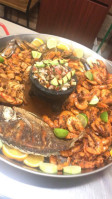 Los Molcajetes food