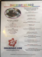 Ono Kine Grindz menu