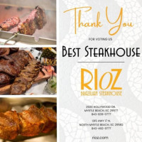 Rioz Brazilian Steakhouse food