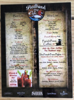 Redhead Bay Cafe menu