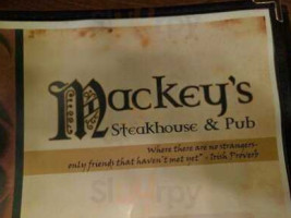 Mackey's Steak House Pub food