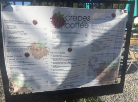 Crepes And Coffee menu