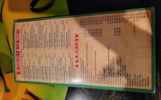 El Pablano Mexican menu