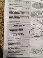 Mi Antojo Mexican menu