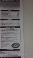 North End Snack Shack menu