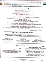Stoneforge Tavern & Publick House menu