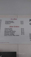 Mariana's Cafe Subs menu